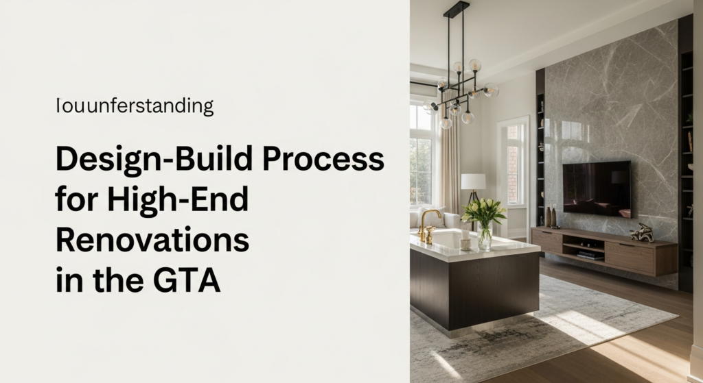 Design-Build Process for High-End Renovations in the GTA