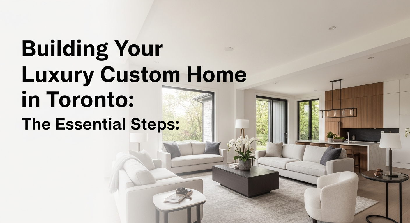 Building Your Luxury Custom Home in Toronto: The Essential Steps