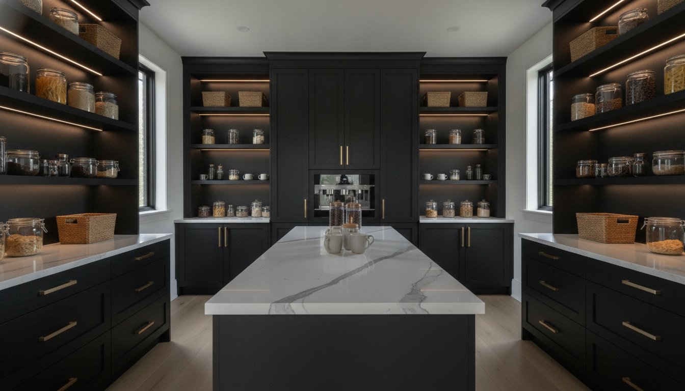 Custom Walk-In Pantry Design Ideas: Elevating Your Culinary Architecture