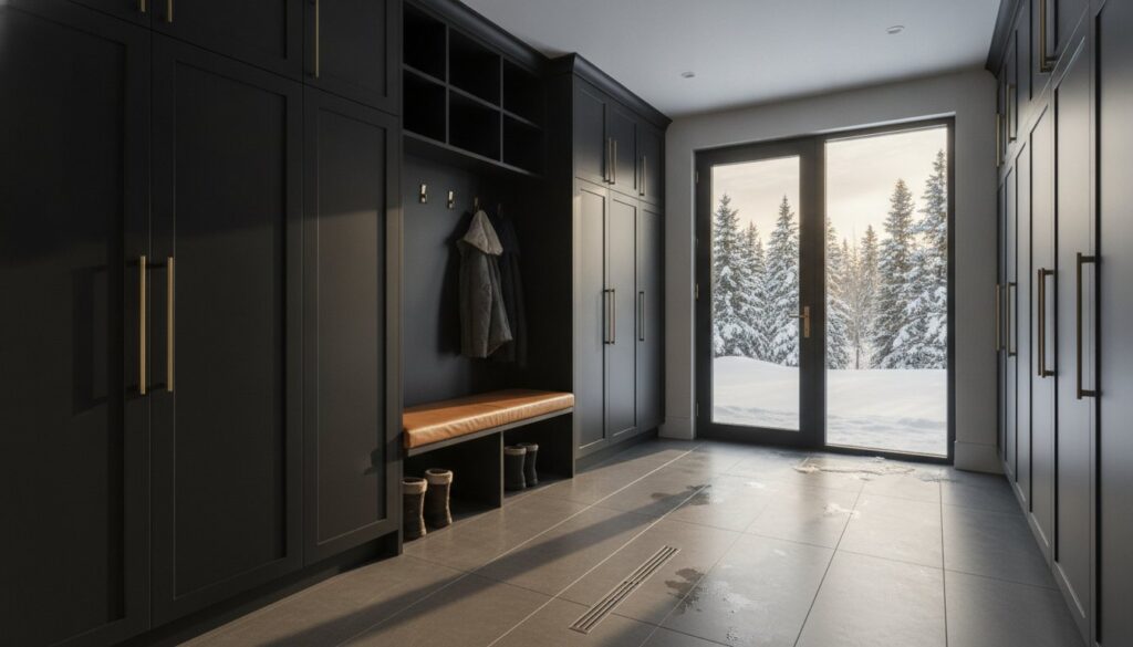 Mudroom Design for Canadian Winters: A Guide to High-Performance Entryways