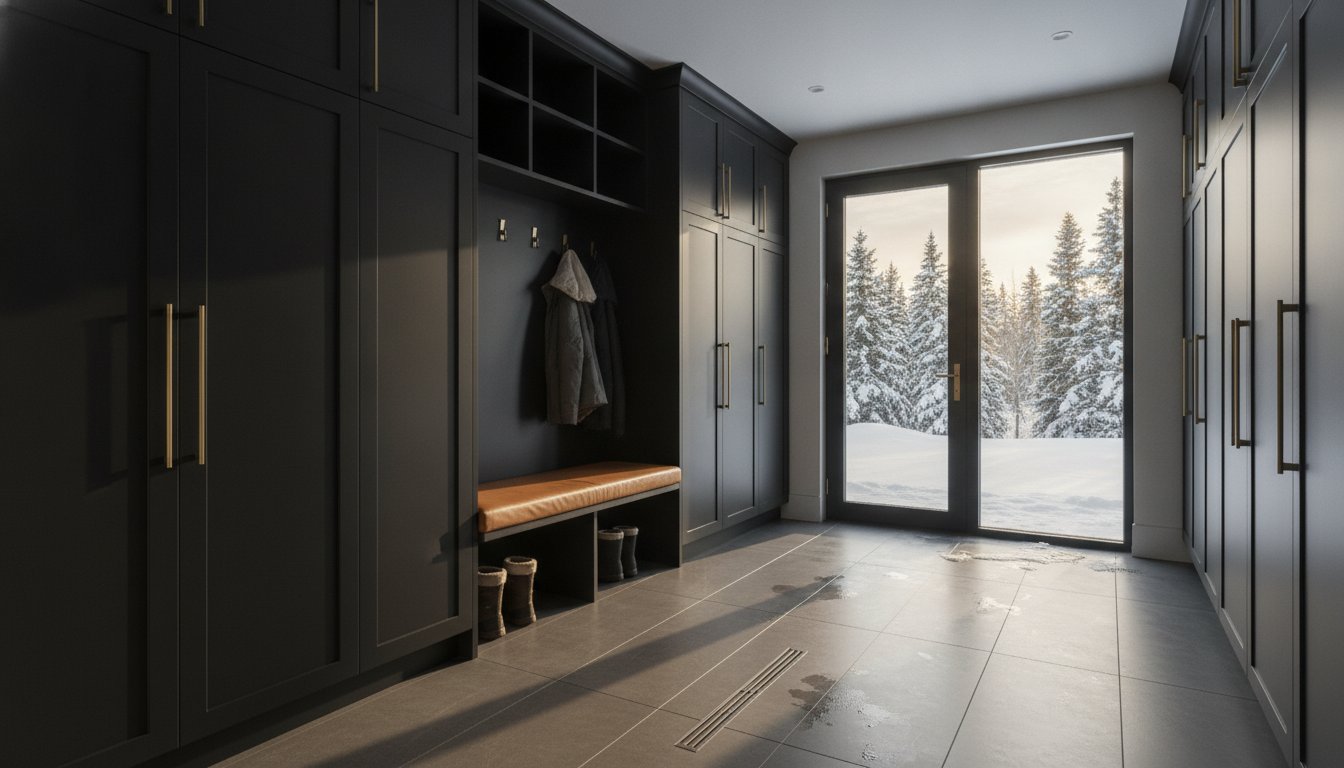 Mudroom Design for Canadian Winters: A Guide to High-Performance Entryways