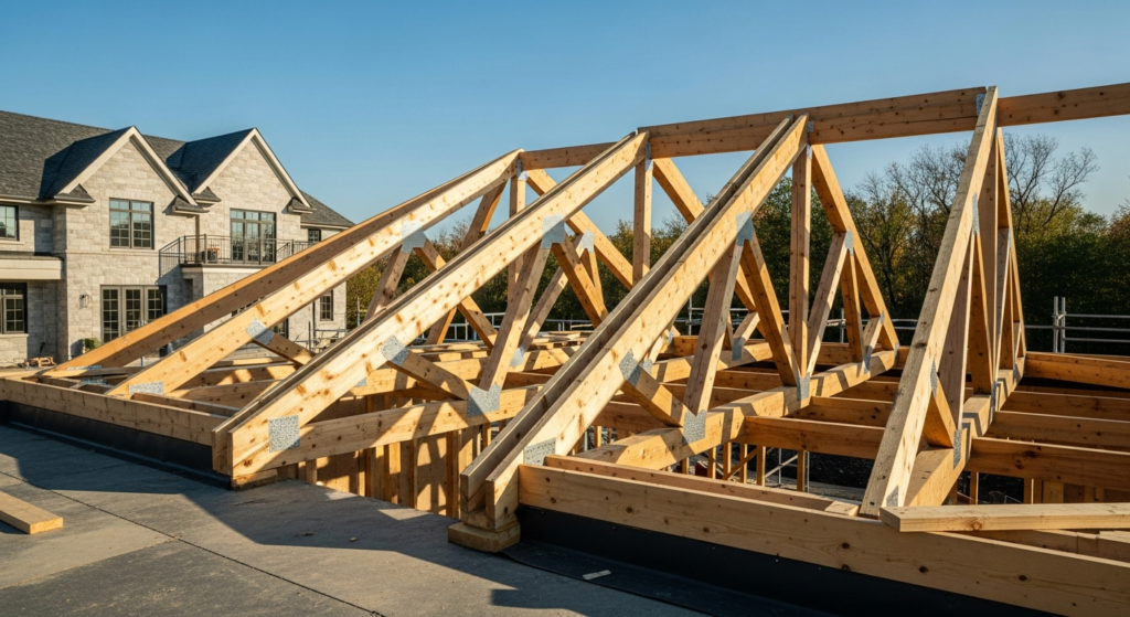 Roof Trusses for Your Luxury Custom Home in Toronto